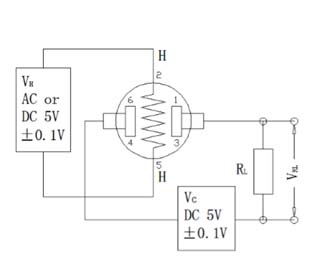 有機(jī)氣體半導(dǎo)體傳感器工作電路